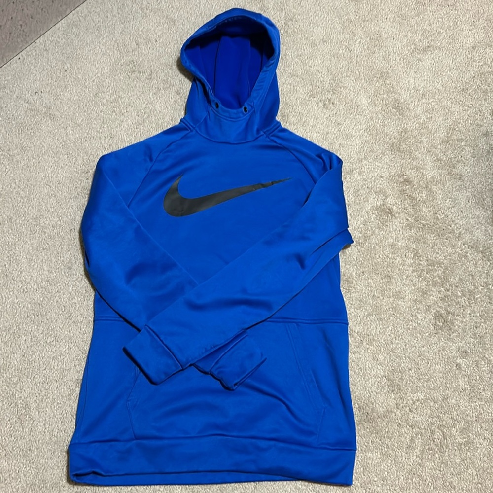 Blue Nike sweatshirt hoodie size medium barely worn